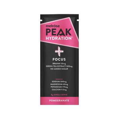 Melrose Peak Hydration + Focus Pomegranate Sachet 6g x 20 Display